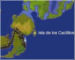 Localización de la Isla de los Cactilios