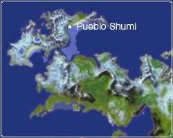 Localización del pueblo Shumi